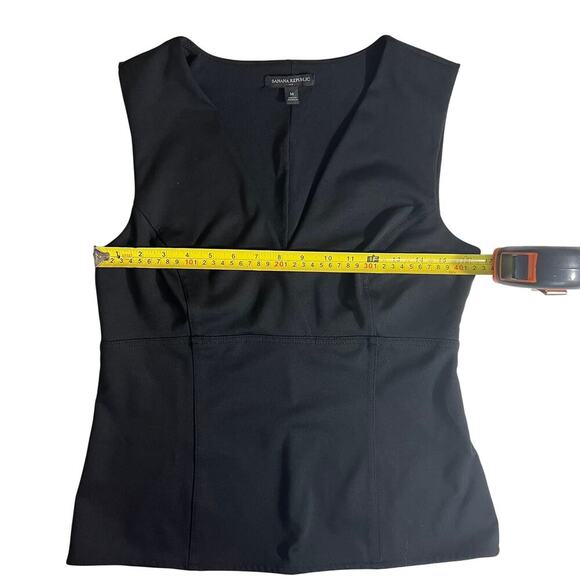 Banana Republic Women's Size M - Ponte Bustier Black  Tank - Picture 3 of 10
